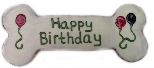 12 Inch Extra Large Birthday Dog Bone-0