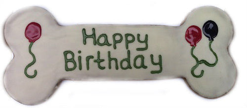 12 Inch Extra Large Birthday Dog Bone-0